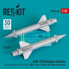 AGM-12B Bullpup A missiles (2 pcs) (3D Printed) / 1:48, Reskit, RS480430