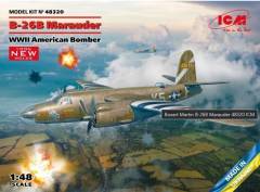 ICM Model Kit ICM48320 B-26B Marauder, WWII American Bomber / 1:48