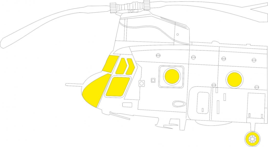 Eduard EDCX670 Chinook HC.1 AIRFIX 1 72
