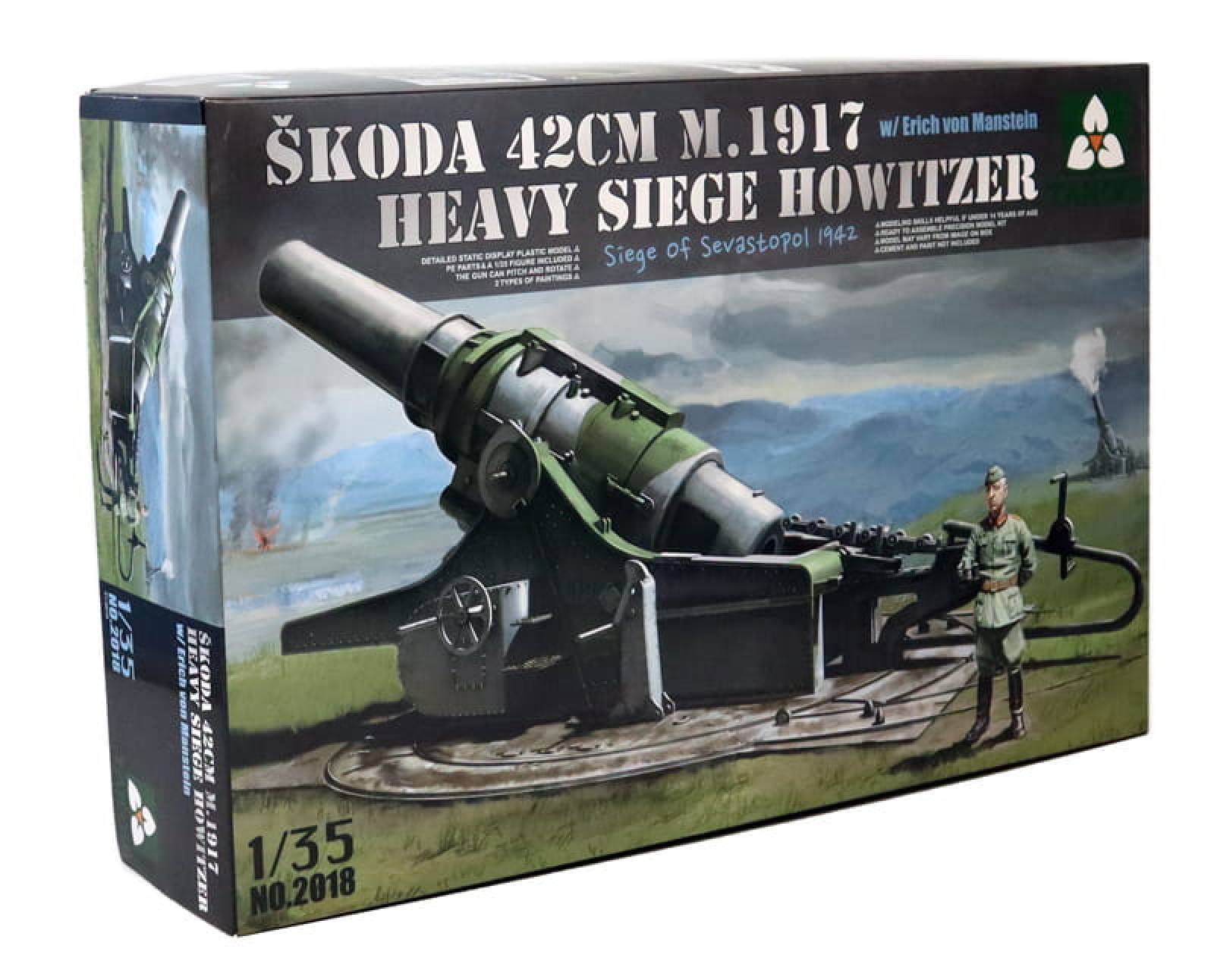未組立 タコム 1/35 シュコダ 42cm M.1917 ヘビー攻城榴弾砲