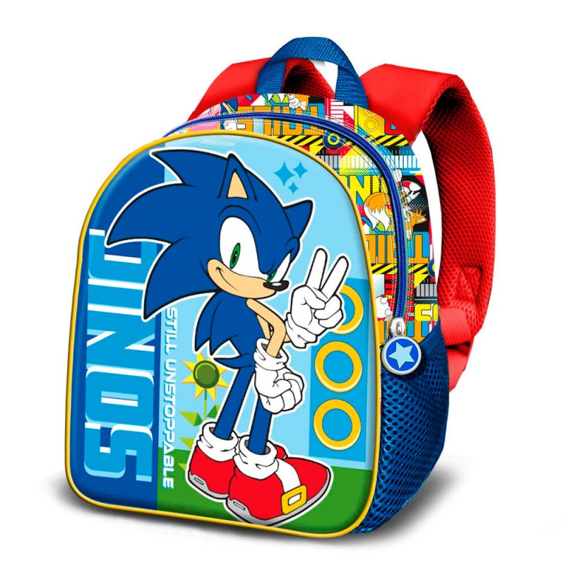 Sonic The Hedgehog 3D Rucksack 31cm