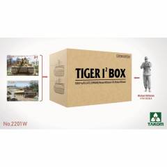 Takom Models Model Kit TAKO2201W TIGER I BIG BOX 2 Kits & 1:16 M. Wittmann Figure  / 1:35